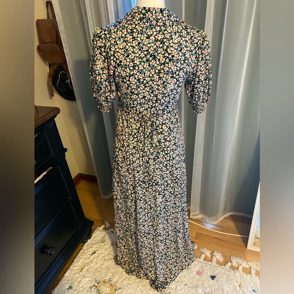 Free people Debbie-Jean shirt dress floral button front maxi - Picture 7 of 11